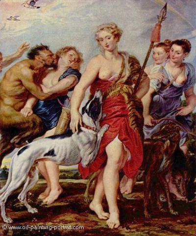 Diana mit Nymphen beim Aufbruch zur Jagd