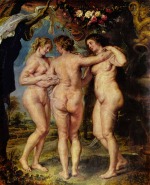 Peter Paul Rubens - Bilder Gemälde - Die Drei Grazien