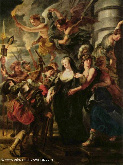 Die Koenigin flieht aus Blois