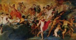 Peter Paul Rubens - paintings - Die Regierung der Koenigin (Goetterrat)