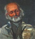 Paul Cezanne  - Peintures - Portrait d'un vieil homme