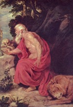 Peter Paul Rubens  - Bilder Gemälde - Heiliger Hieronymus
