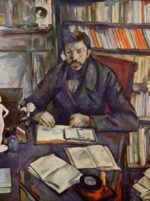 Paul Cezanne  - paintings - Portraet Gustave Geffroy
