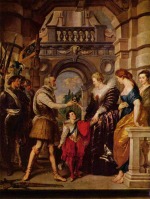 Peter Paul Rubens  - paintings - Maria de Medici wird Regentin von Frankreich