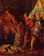 Pierre Paul Rubens  - Peintures - Macius Scavola de Porsenna