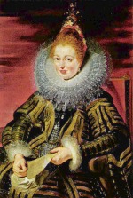 Peter Paul Rubens  - paintings - Portrait der Infantin Isabella Clara Eugenia Regentin der suedlichen Niederlande