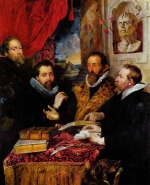 Peter Paul Rubens  - Bilder Gemälde - Vier Philosophen