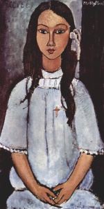 Amadeo Modigliani - Bilder Gemälde - Alice