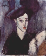 Amadeo Modigliani - paintings - The Jewess