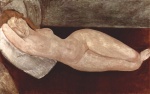 Amadeo Modigliani - paintings - Liegender Akt