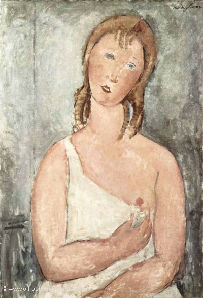 Girl in a White Chemise
