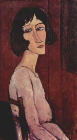 Amadeo Modigliani - Bilder Gemälde - Portrait der Magherita