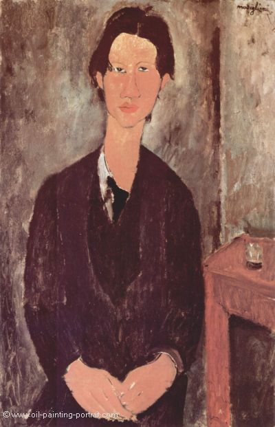 Portrait of Chaim Soutine Seated at a Table