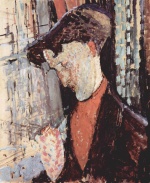 Amadeo Modigliani - Peintures - Portrait de Frank Burty Haviland