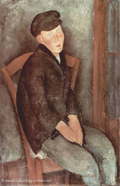 Seated Boy with Cap