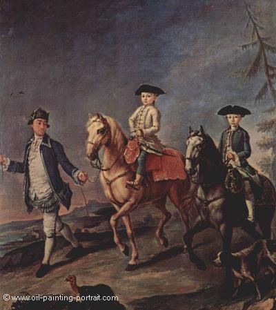 Der Spaziergang zu Pferd