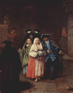 Pietro Longhi - paintings - The new World