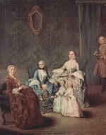Pietro Longhi  - Peintures - Portrait de la famille Sagredo