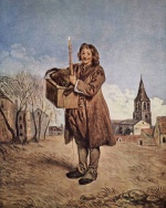 Jean Antoine Watteau - paintings - Der Spielmann und das Murmeltier