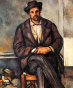 Paul Cezanne  - paintings - Sitzender Bauer