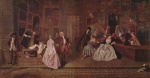 Jean Antoine Watteau - paintings - The Shopsign
