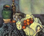 Paul Cezanne  - paintings - Stillleben mit Aepfeln