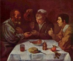 Diego Velazquez - Peintures - Le repas des paysans 