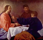 Diego Velazquez - Peintures - Le Christ à Emmaüs