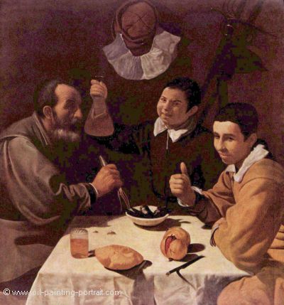 Three Man at a Table
