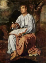 Diego Velazquez - paintings - St John the Evangelist at Patmos