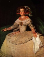 Diego Velázquez - paintings - Maria Teresa of Spain (with the two watches)