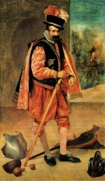 Diego Vélasquez  - Peintures - Portrait du bouffon de la cour Don Juan de Austria