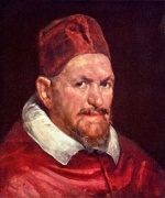 Diego Velazquez  - Peintures - Portrait du pape Innocent X