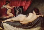 Diego Velazquez  - Bilder Gemälde - Venus mit Spiegel (Rokeby Venus)