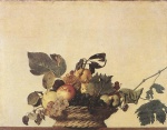 Michelangelo Caravaggio - Peintures - Panier de fruits