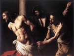 Michelangelo Caravaggio - Peintures - Jésus à la colonne