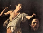 Michelangelo Caravaggio - Peintures - David