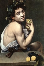 Michelangelo Caravaggio  - Peintures - Bacchus malade