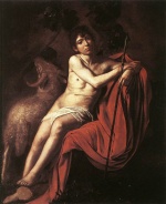 Michelangelo Caravaggio  - Peintures - Saint Jean-Baptiste