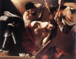 Michelangelo Caravaggio  - paintings - Dornenkroenung