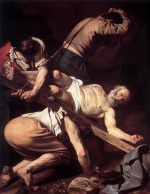 Michelangelo Caravaggio  - Peintures - La Crucifixion de saint Pierre