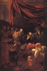 Michelangelo Caravaggio  - Peintures - La Mort de la Vierge