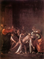 Michelangelo Caravaggio  - Peintures - La résurrection de Lazare