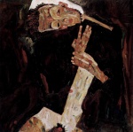 Egon Schiele - Bilder Gemälde - Der Lyriker