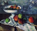 Paul Cezanne  - paintings - Stillleben mit Obstschale