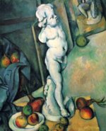 Paul Cezanne  - paintings - Stillleben mit Putto