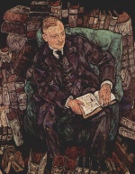 Egon Schiele  - Peintures - Portrait de Hugo Koller