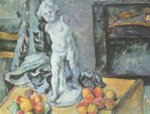 Paul Cezanne  - paintings - Stillleben mit Statuette