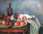 Paul Cézanne  - Peintures - Nature morte aux oignons