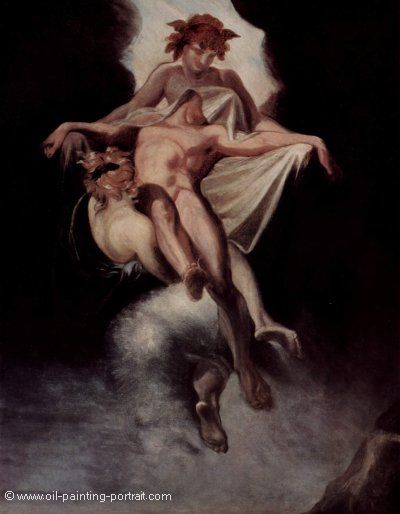 Der Schlaf und der Tod tragen den Koerper des Sarphedon nach Lykien